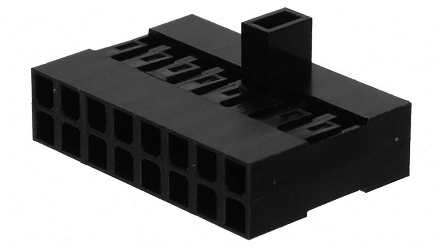 Amphenol FCI, Mini-PV Female Connector Housing, 2.54mm Pitch, 16 Way, 2 Row