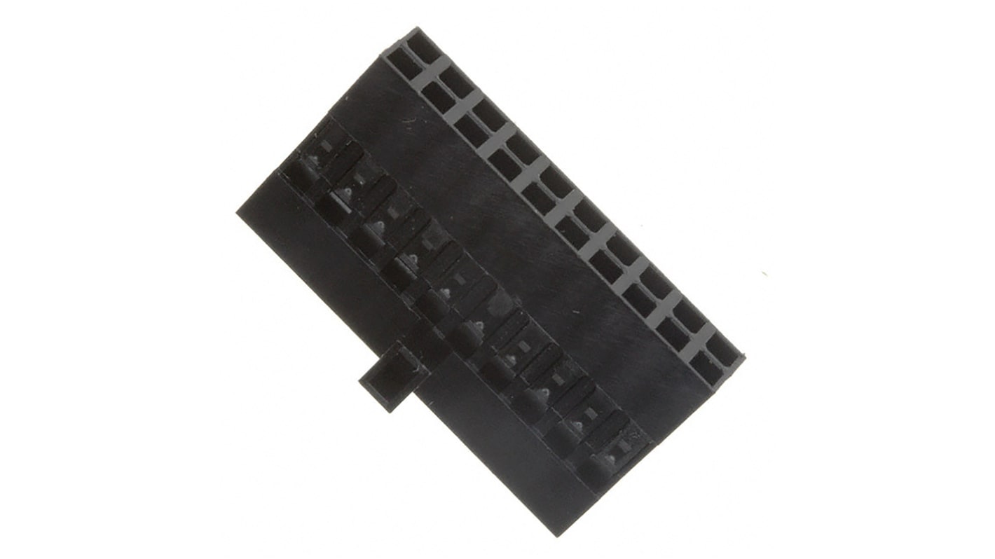 Amphenol Communications Solutions, Mini-PV Female Connector Housing, 2.54mm Pitch, 20 Way, 2 Row