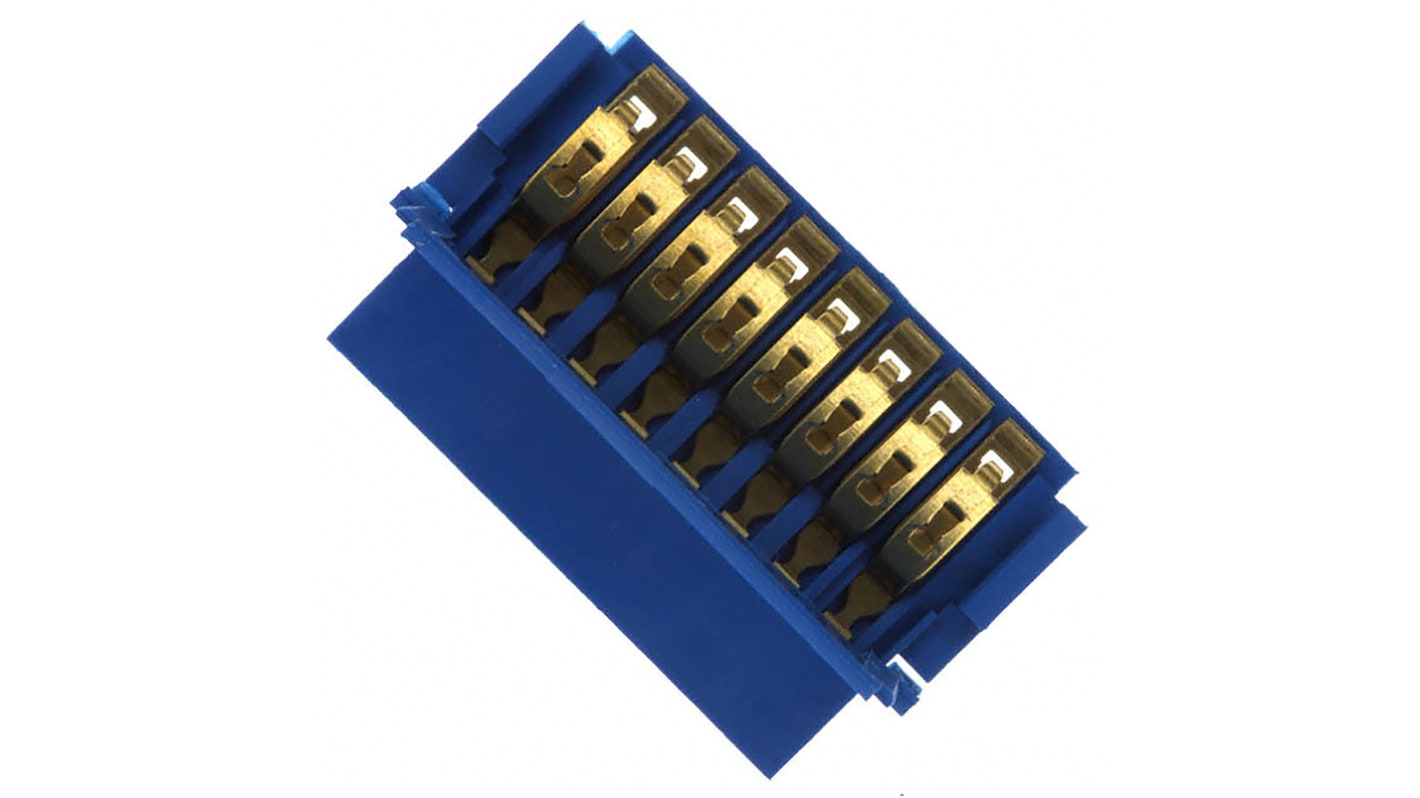 Amphenol ICC 8-Way IDC Connector Socket for Cable Mount, 1-Row