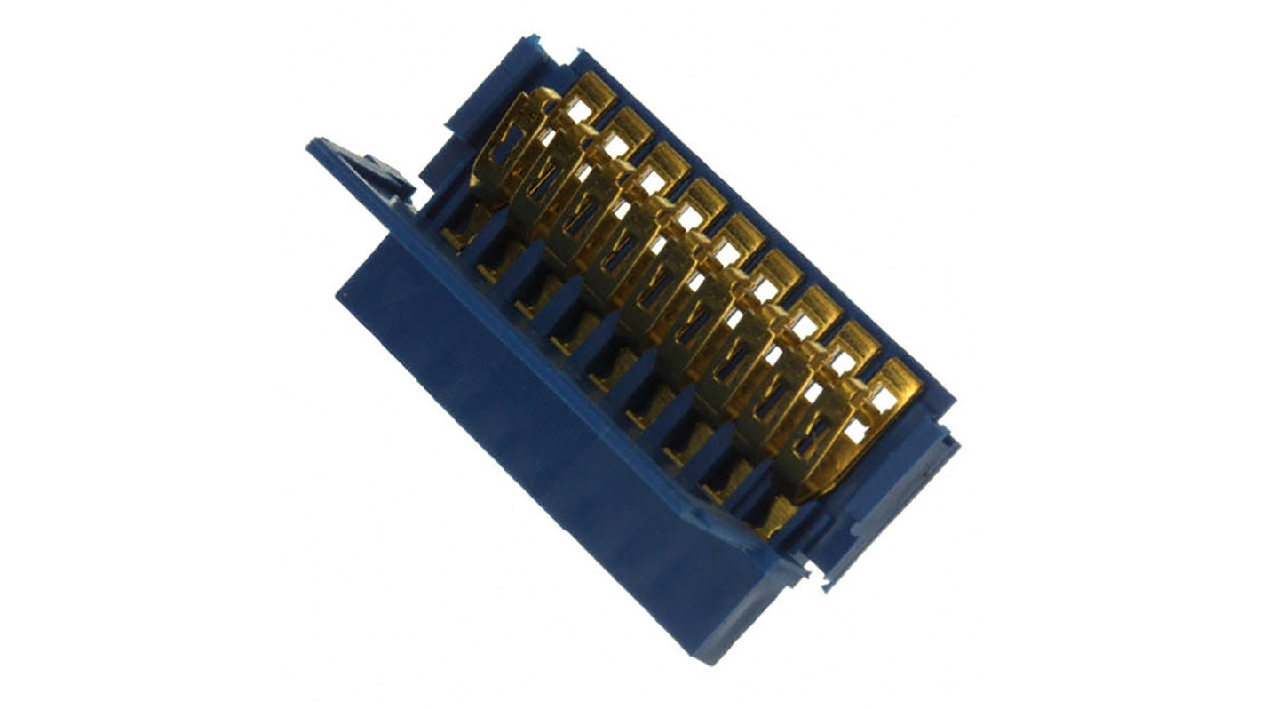 Amphenol ICC 9-Way IDC Connector Socket for Cable Mount, 1-Row