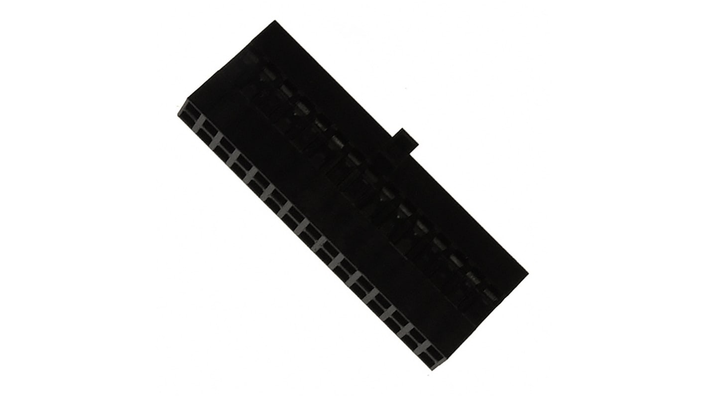 Amphenol ICC, Mini-PV Female Connector Housing, 2.54mm Pitch, 30 Way, 2 Row