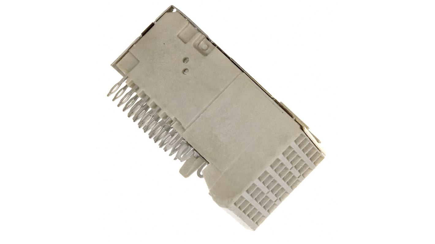 Connettore backplane Amphenol Communications Solutions serie Metral Femmina, 30 vie, 6 file, passo 2mm, a A pressione