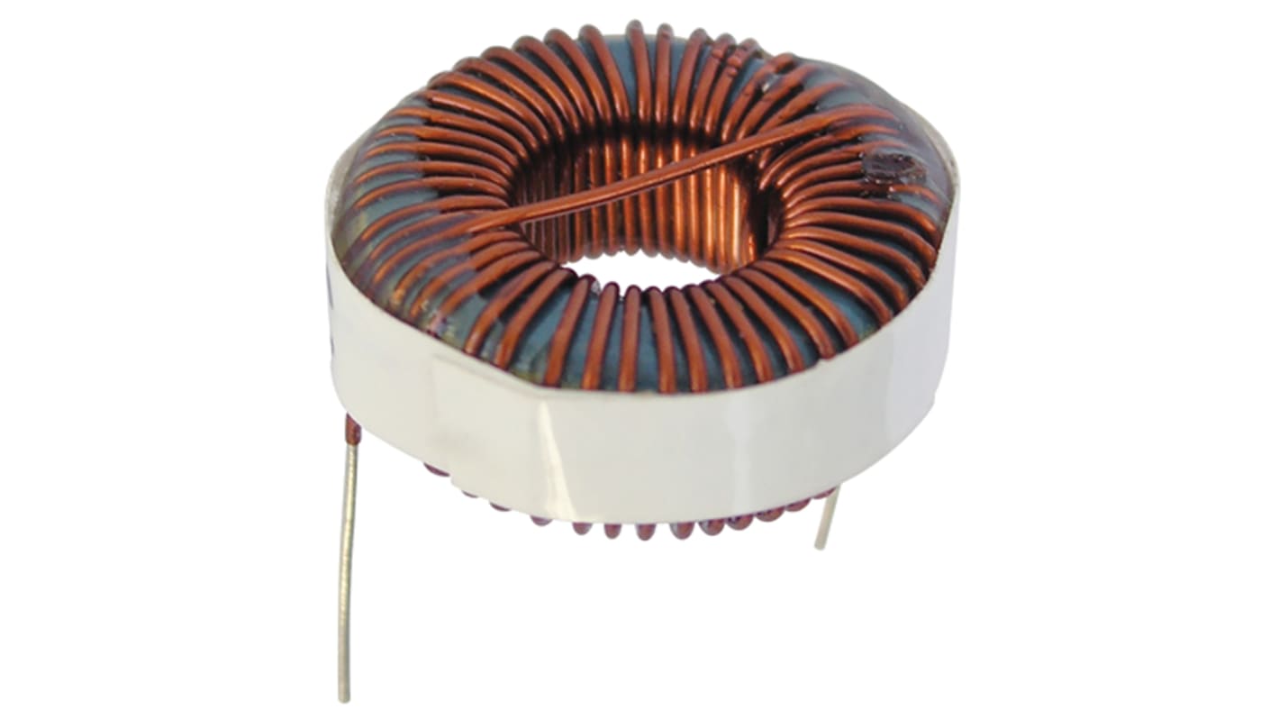 Bourns 220 μH ±20% Toroidal Inductor, Max SRF:1kHz, 3.5A Idc, 53mΩ Rdc, 2100LL