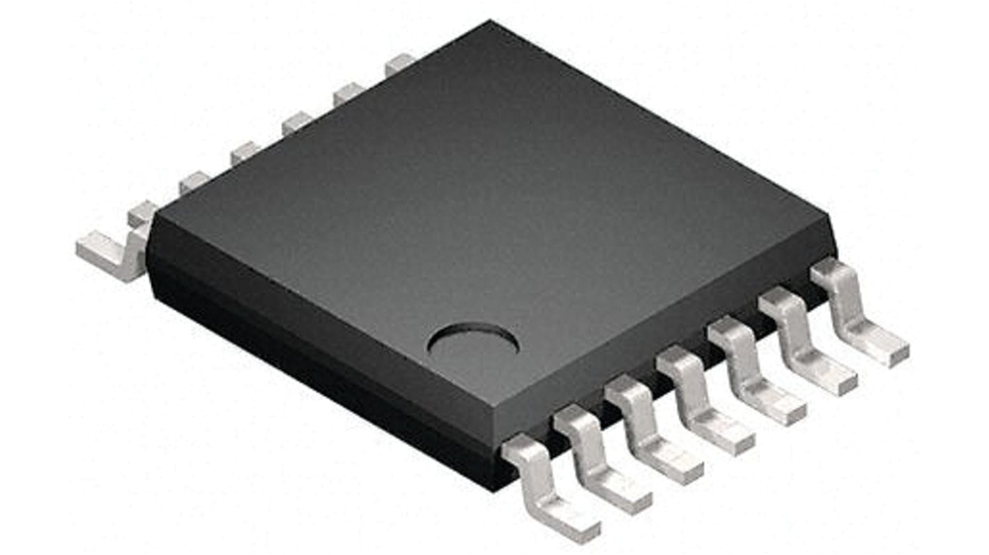 Gate logico Quad NAND STMicroelectronics, 2 V → 6 V, 14 Pin, TSSOP
