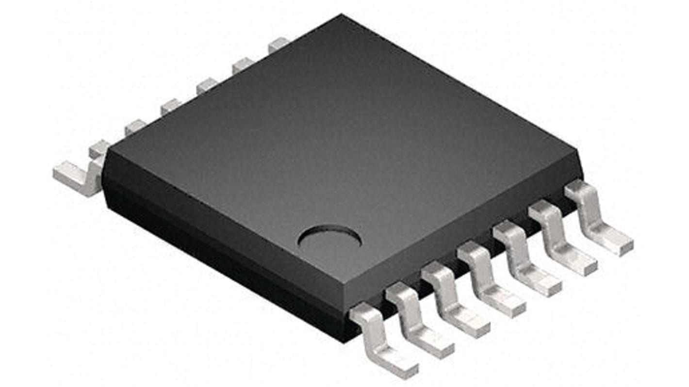 STMicroelectronics M74HC132YTTR, Quad 2-Input NAND Schmitt Trigger Logic Gate, 14-Pin TSSOP