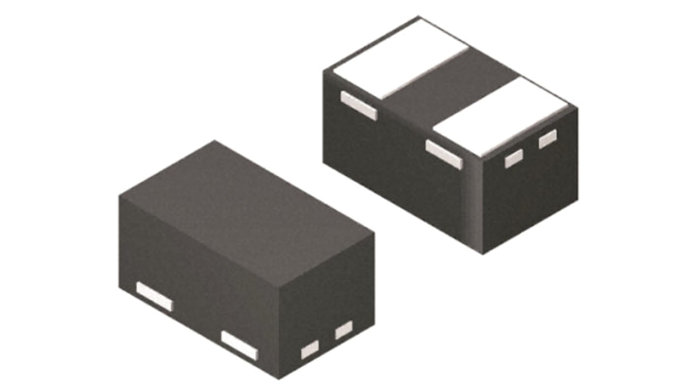 Diode de protection ESD Bidirectionnel, claq. 5.8V, 13.5V 0201 (0603M), 2 broches, dissip. 140W