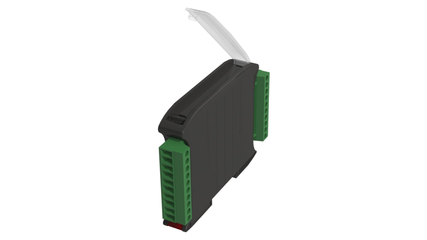 Italtronic Solid, Vented Enclosure Type Railbox Series , 101 x 17.5 x 79mm, ABS, Polycarbonate DIN Rail Enclosure