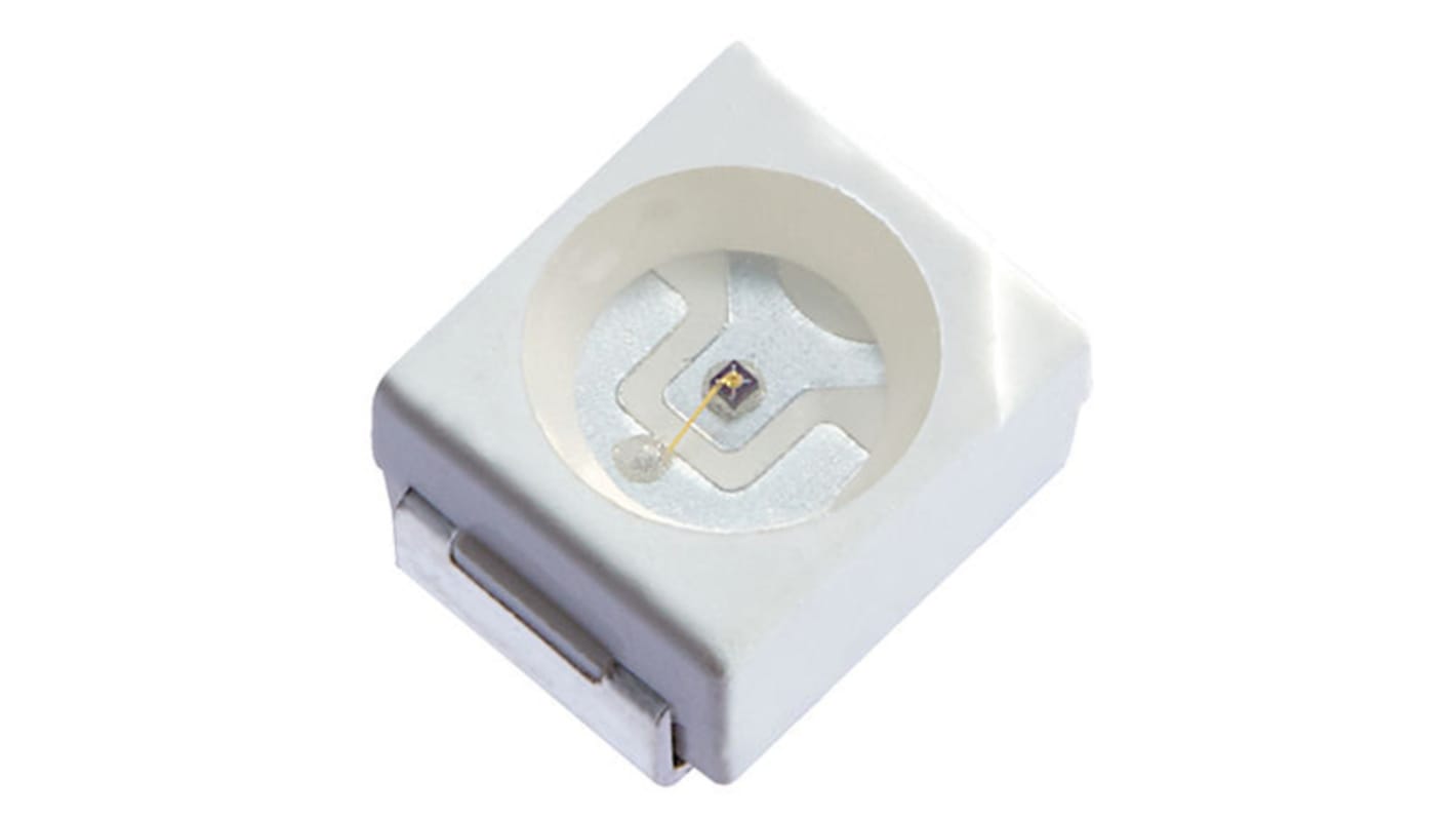 Kingbright Lysdiode Gul 590 nm 200 mcd 2,5 V 120° PLCC 2