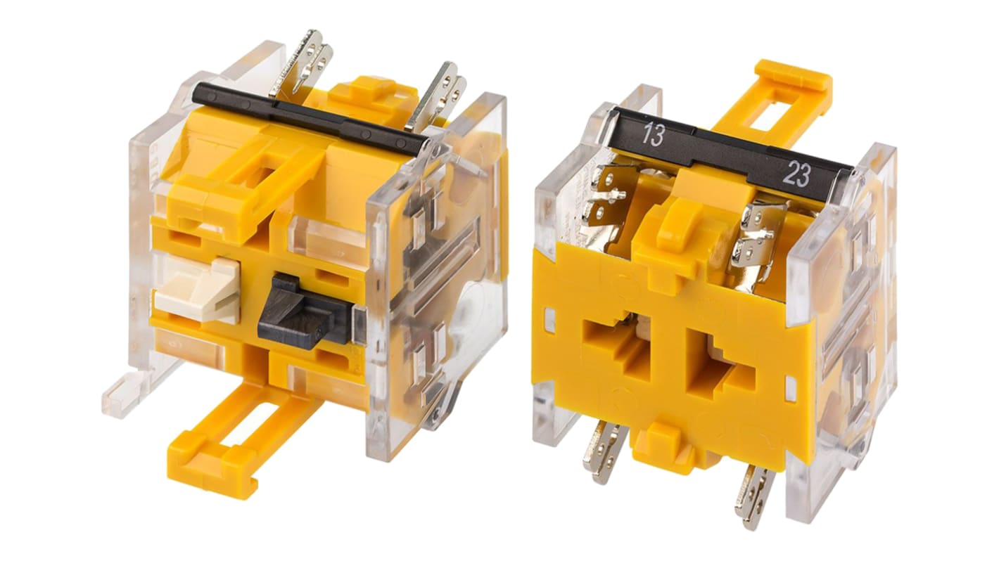 EAO Contact Block for Use with 04 Series, 1NO + 1NC