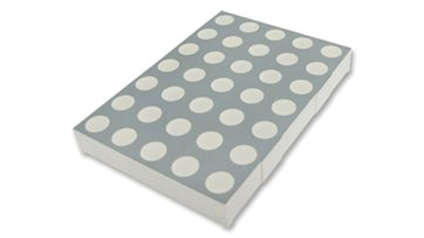 Display LED a matrice di punti Kingbright, H. 101mm, 76 x 106 x 13mm, 240 mcd, col. Rosso