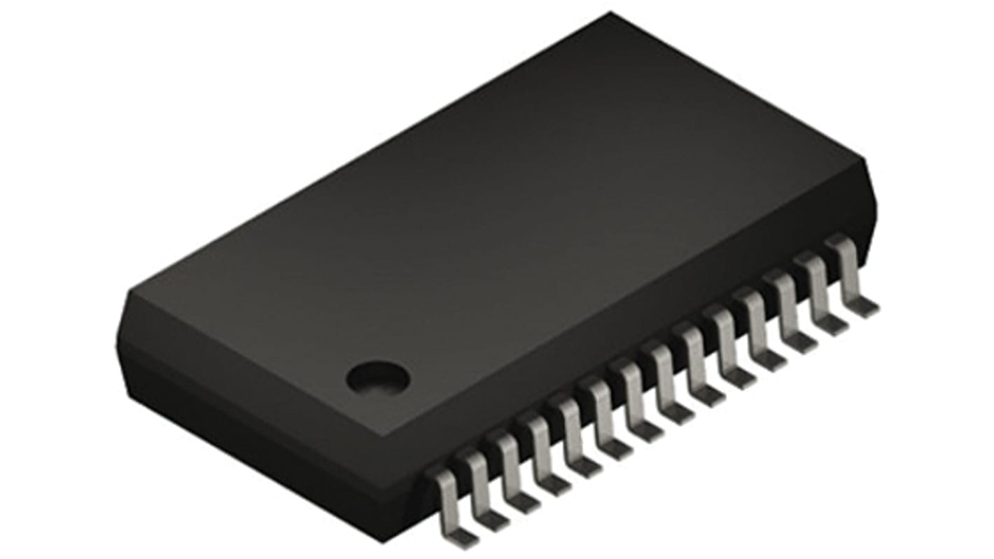 IC front end analogico MCP3912A1-E/SS, 4 canali, 24 bit-, 125ksps SPI, SSOP, 28 Pin