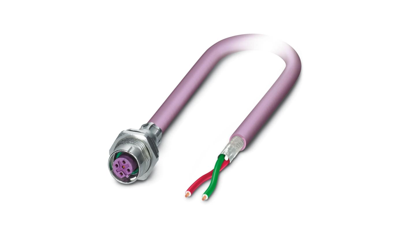 Kabel magistrali ze złączem Złącze M12 liczba rdzeni 2 długość 500mm Rodzaj A Żeńskie