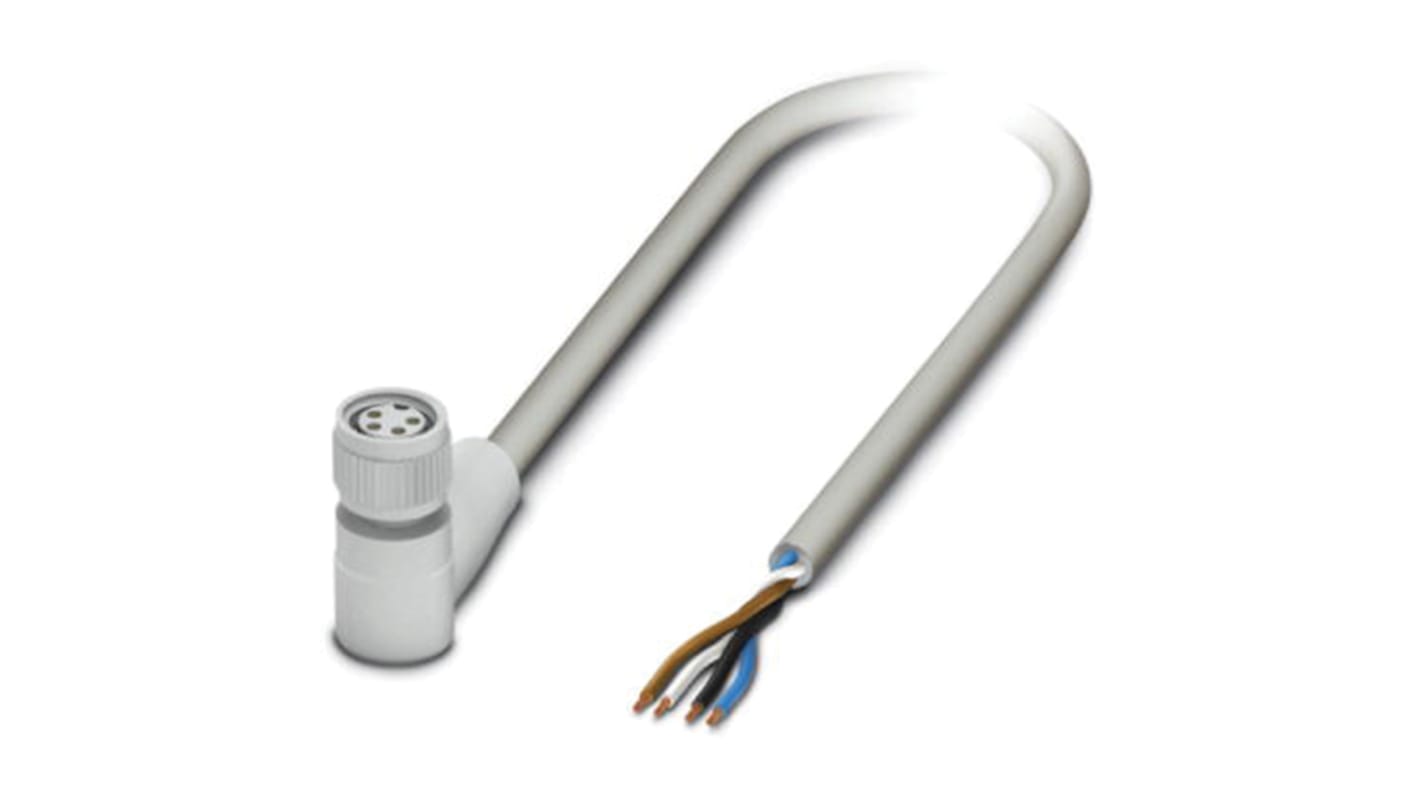 Phoenix Contact Female 4 way M8 to Sensor Actuator Cable, 1.5m