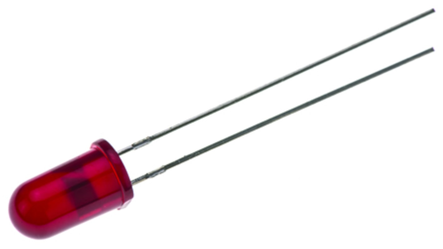 Kingbright2.5 V Red LED 5mm Through Hole, L-7113SURDK