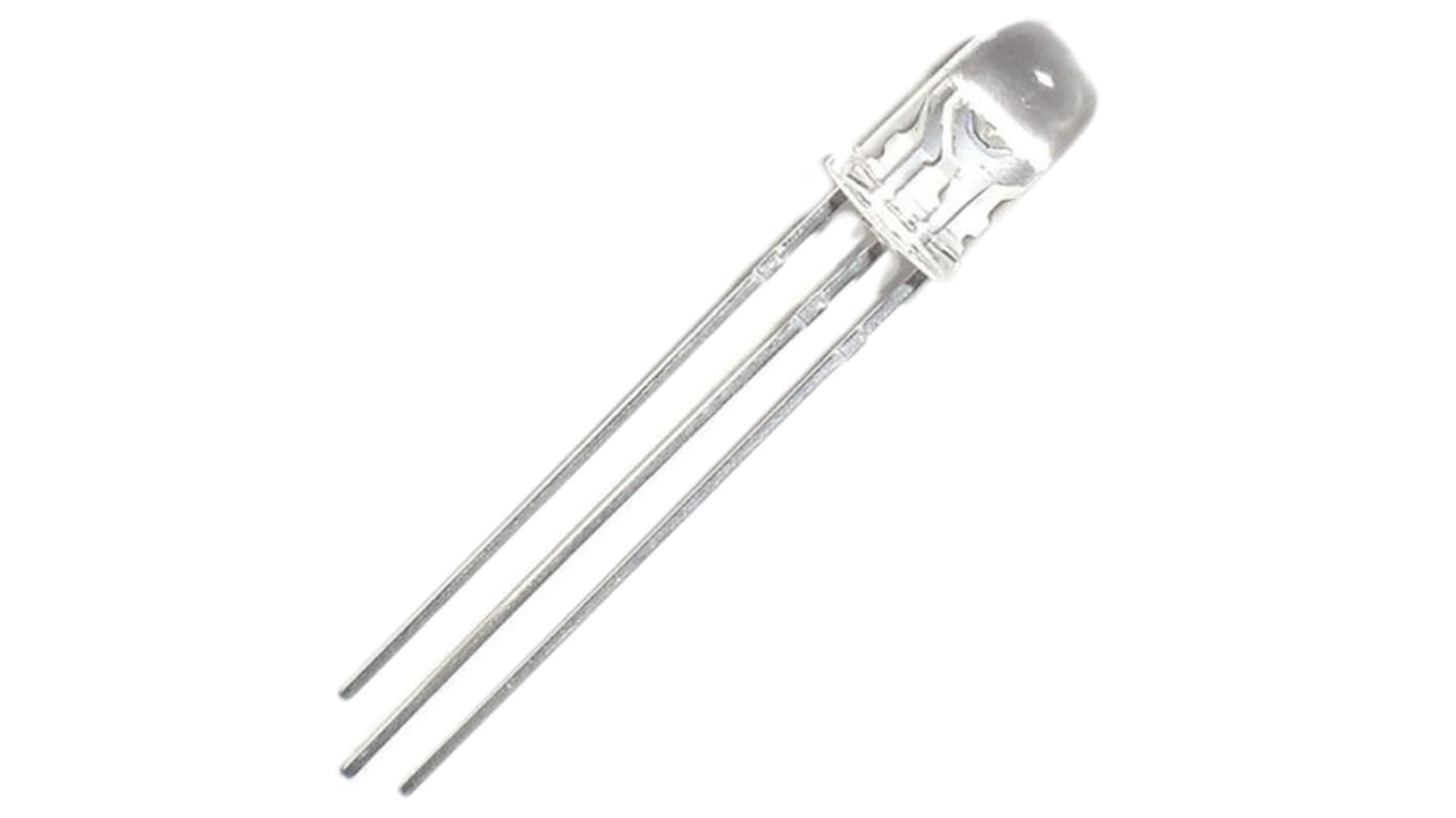 LED, THT, Zielony, czerwony, 3-Pin, 2,5 V, 80°, Kingbright