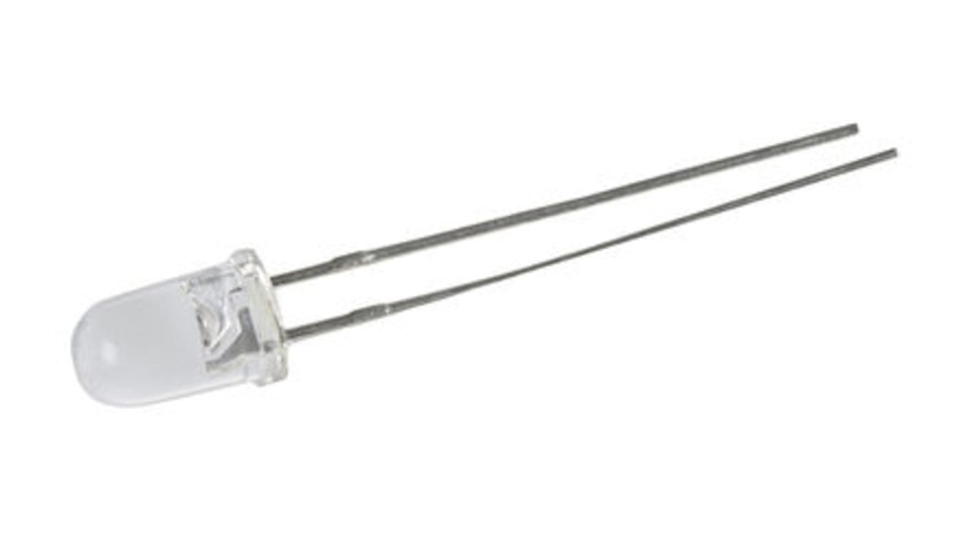 LED Giallo Kingbright, PCB, 2,5 V, 5 mm (T-1 3/4)