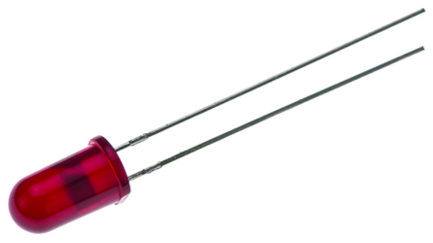 LED Rosso-arancione Kingbright, PCB, 2,8 V, 5 mm (T-1 3/4)