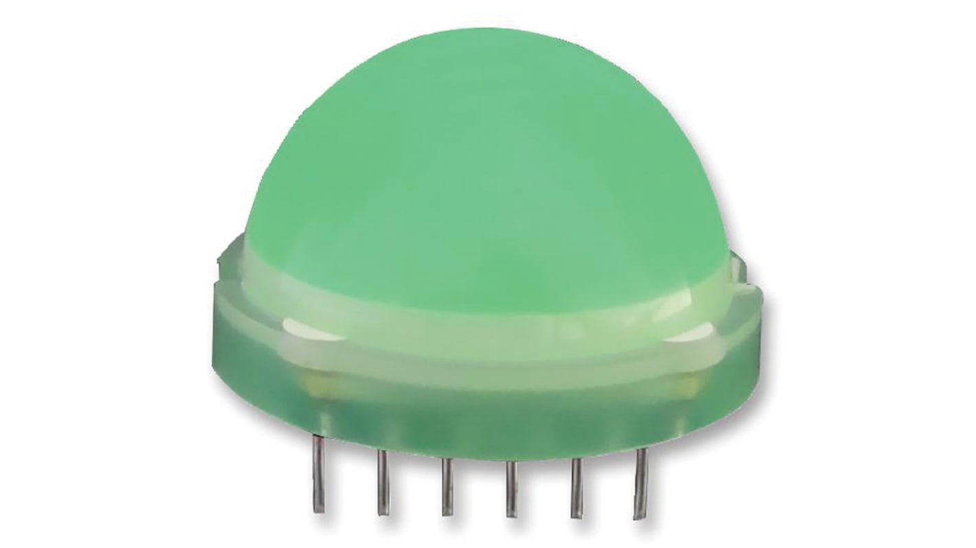 Kingbright LED, 緑, スルーホール実装, 20 mm, DLC/6SGD | RS Kingbright LED, 緑, スルーホール実装, 20 mm, DLC/6SGD | RS