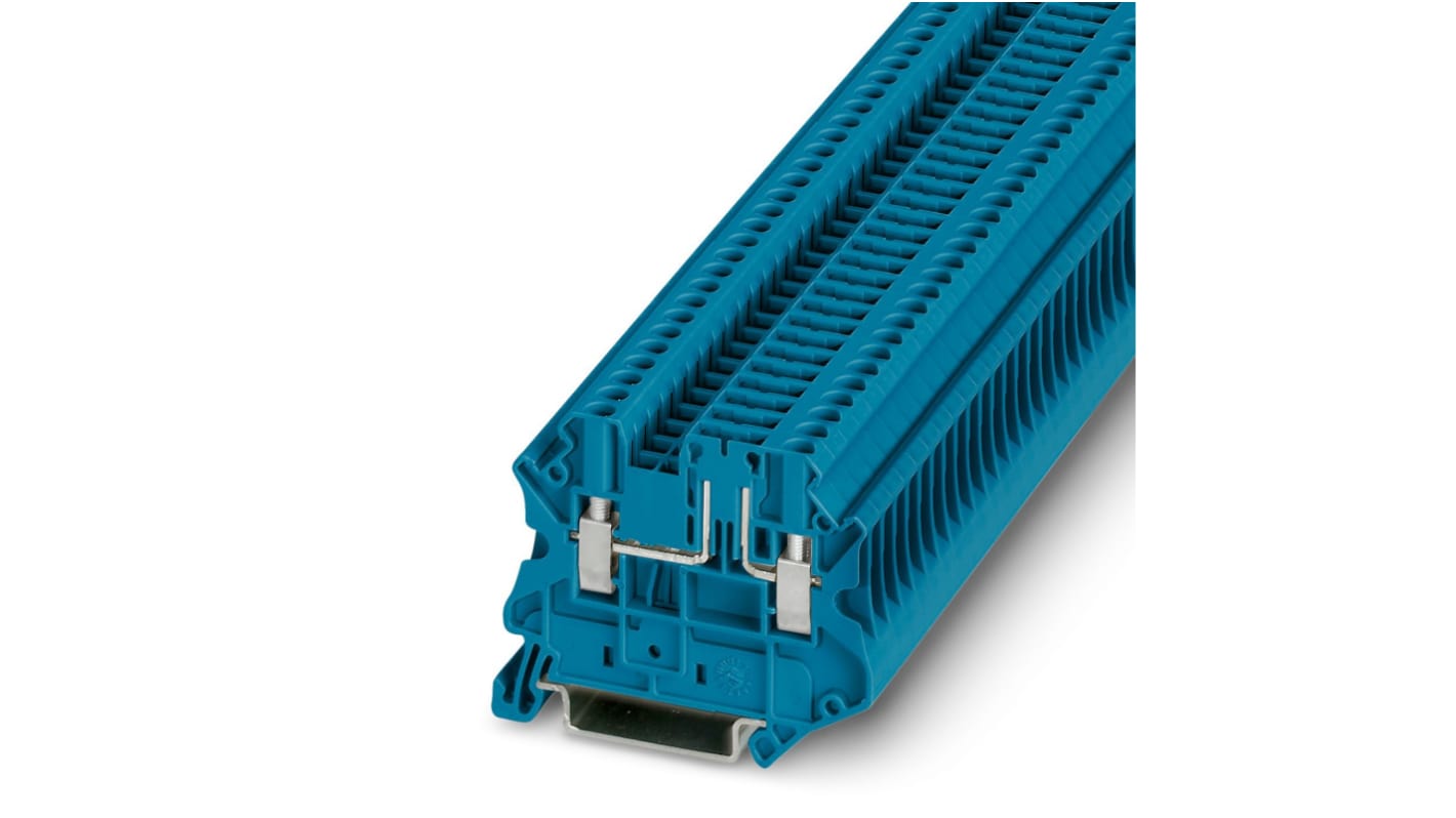 フエニックスコンタクト UT 2.5-TG-P/P BU D-SUB コネクタ, 20A 400 V, スクリュー