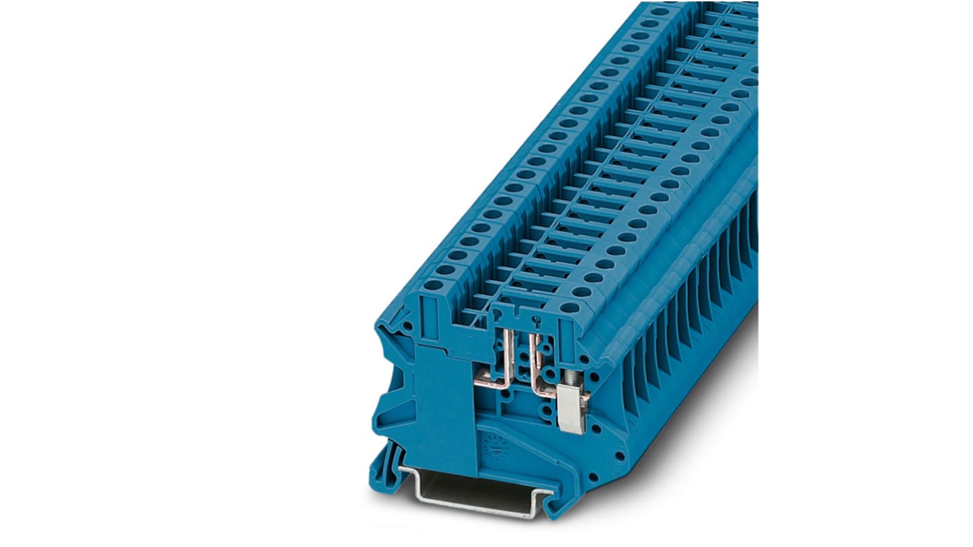 フエニックスコンタクト UT 4-TG BU D-SUB コネクタ, 20A 500 V, スクリュー