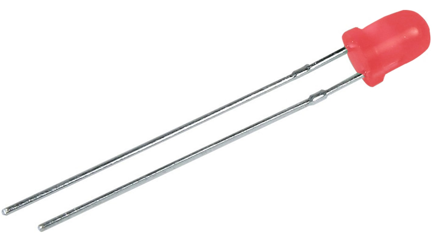 Kingbright LED, 赤, スルーホール実装, 4 mm, L-43ID | RS