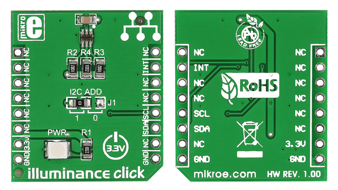 Kit de développement pour capteur MikroElektronika pour Capteur de lumière