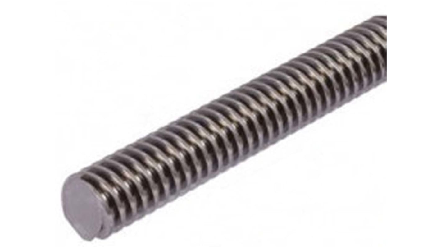 RS PRO Lead Screw, 18mm Shaft Diam. , 1000mm Shaft Length