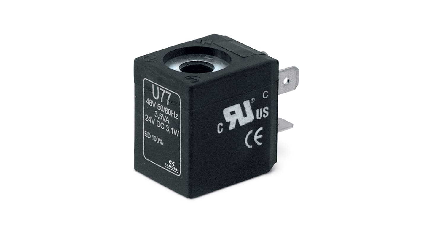 Bobina per valvola a solenoide Camozzi, 24 V c.c.