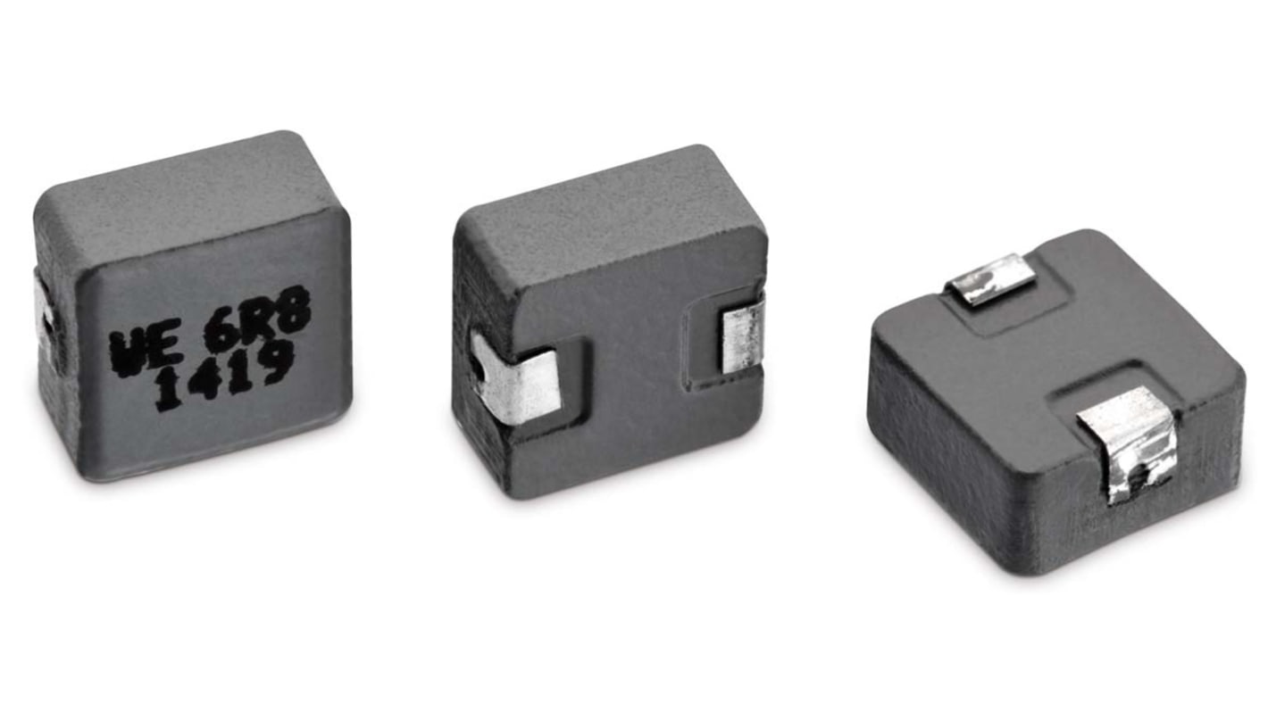 Wurth, WE-LHMI, 5030 Shielded Wire-wound SMD Inductor 3.3 μH ±20% Wire-Wound 4.1A Idc