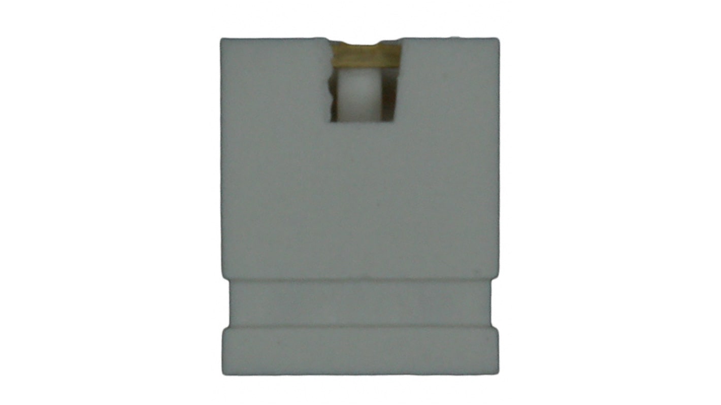 Amphenol FCI, Mini-Jump Jumper Female White Shunt 2 Way 1 Row 2.54mm Pitch