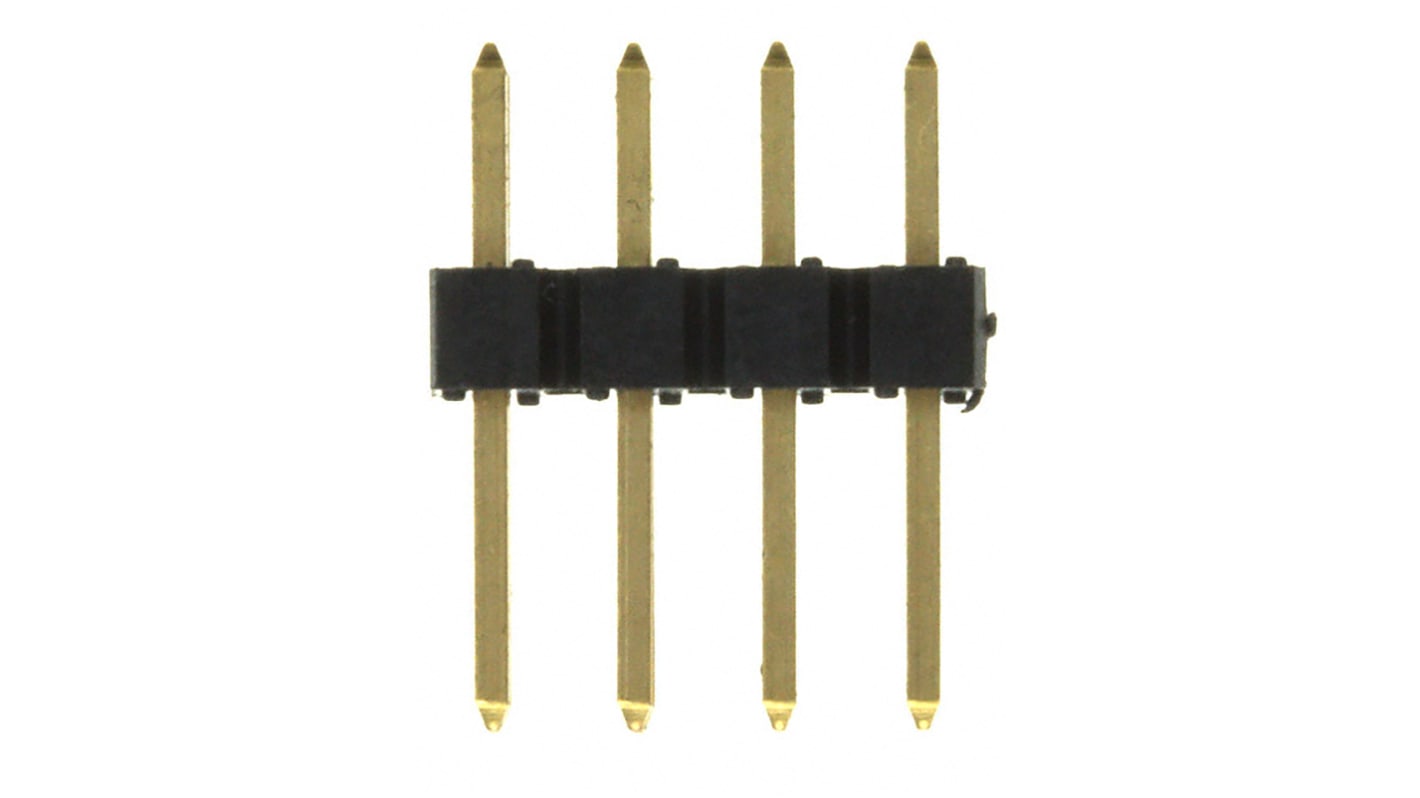 Amphenol FCI BergStik Series Straight Through Hole Pin Header, 8 Contact(s), 2.54mm Pitch, 2 Row(s), Unshrouded