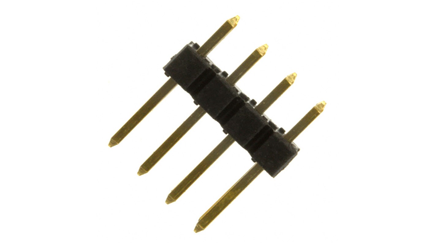 Amphenol FCI BergStik Series Straight Through Hole Pin Header, 8 Contact(s), 2.54mm Pitch, 2 Row(s), Unshrouded