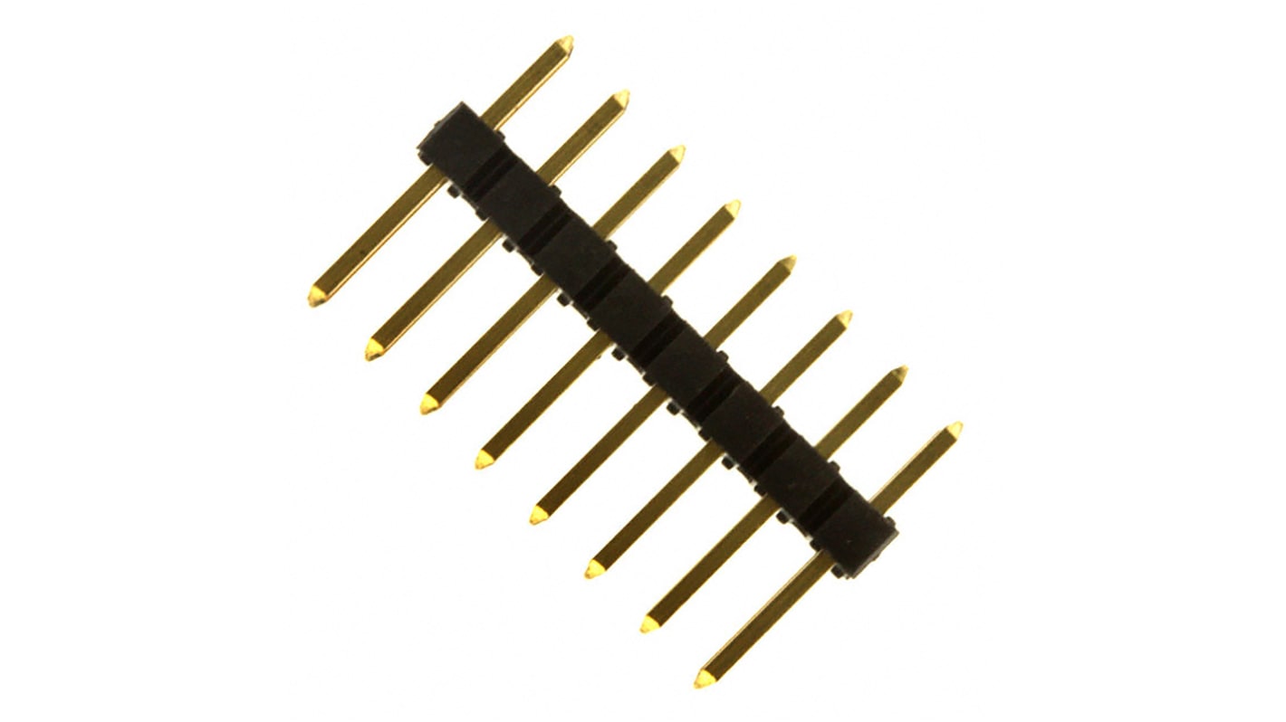 Amphenol ICC BergStik Series Straight Through Hole Pin Header, 16 Contact(s), 2.54mm Pitch, 2 Row(s), Unshrouded