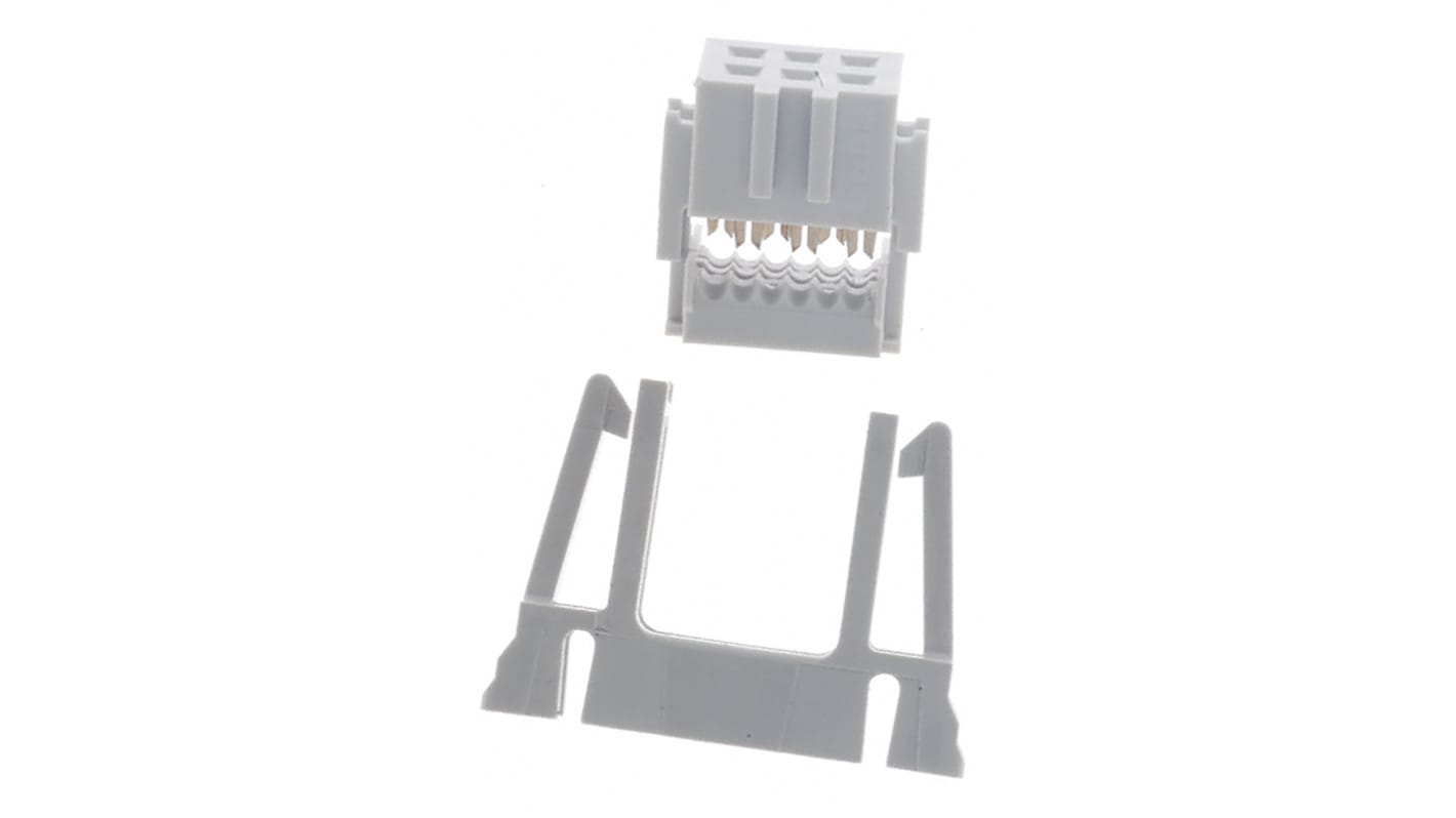 Amphenol FCI 6-Way IDC Connector Socket, 2-Row