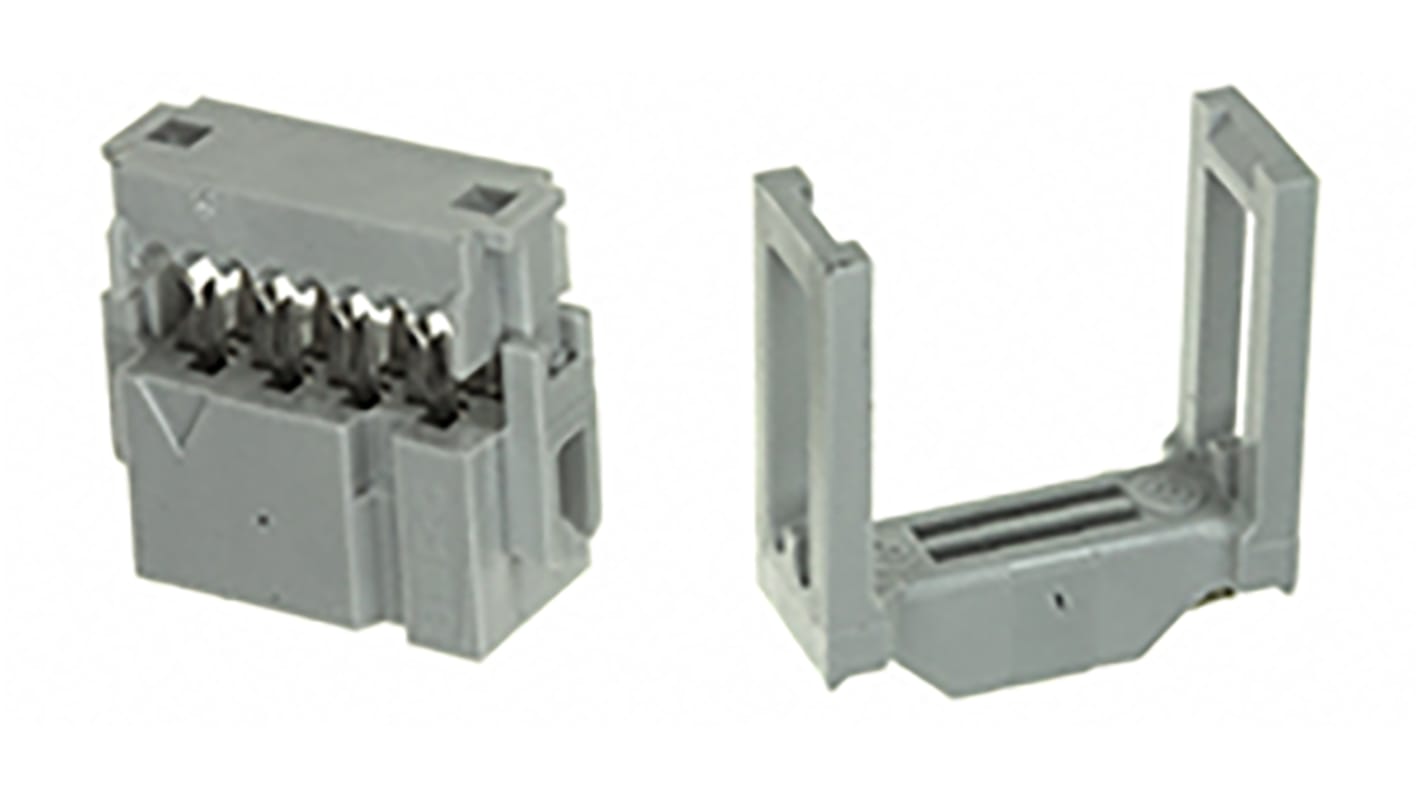 Amphenol ICC 8-Way IDC Connector Socket, 2-Row