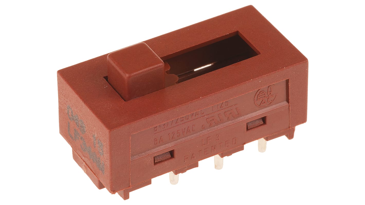 Molveno Panel Mount Slide Switch SPST-2NC 8 A Toggle