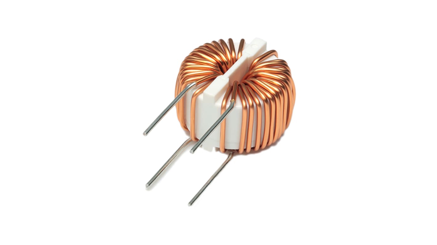 KEMET SC-D Gleichtaktdrossel, 100 μH / 10 kHz, 70mΩ, 2 A, 23 x 13 x 23mm, -25 °C → +120 °C. THT