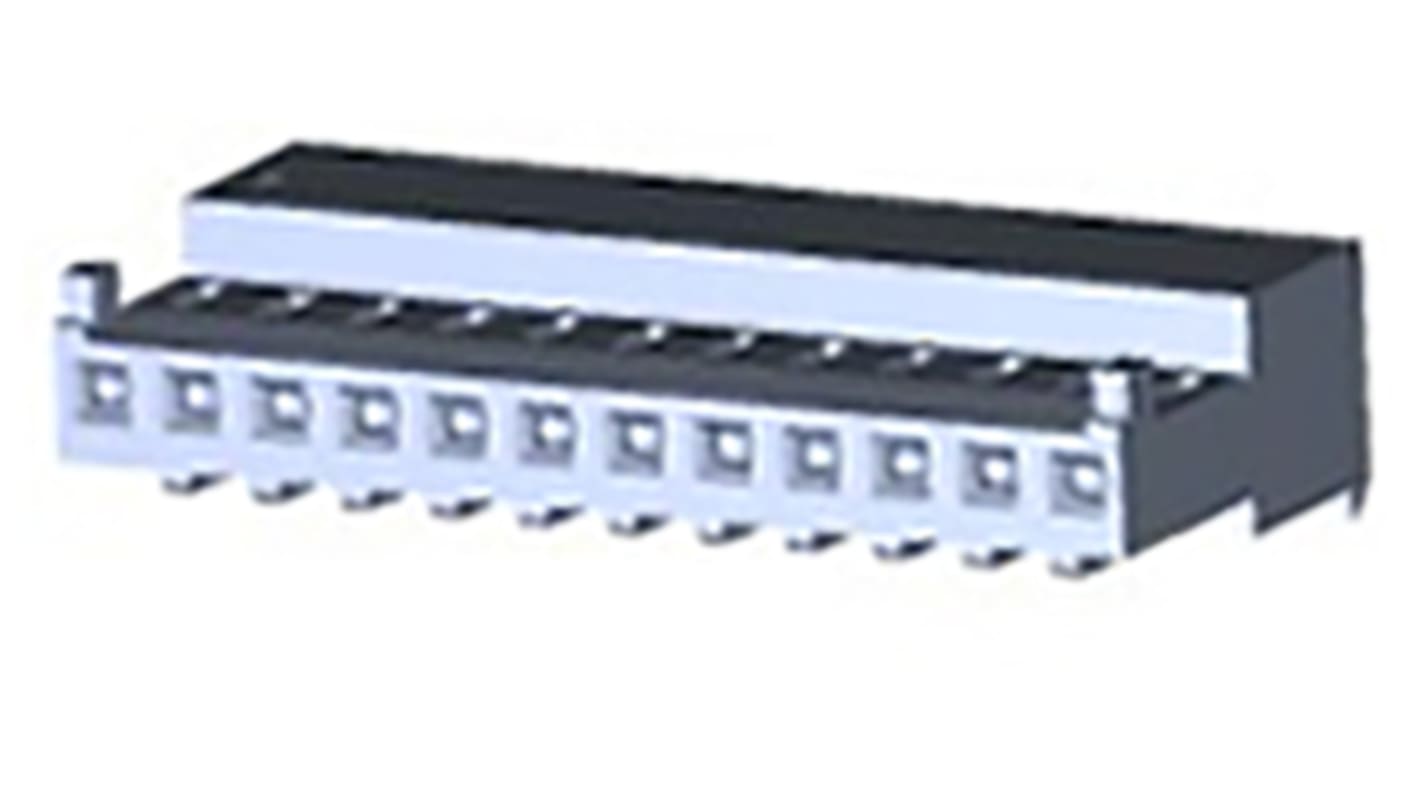 TE Connectivity, MTA-100 Female Connector Housing, 2.54mm Pitch, 12 Way, 1 Row Right Angle