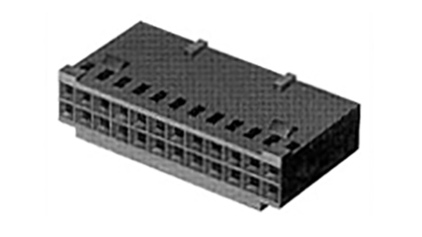 TE Connectivity, AMPMODU MOD IV Female Connector Housing, 2.54mm Pitch, 12 Way, 2 Row