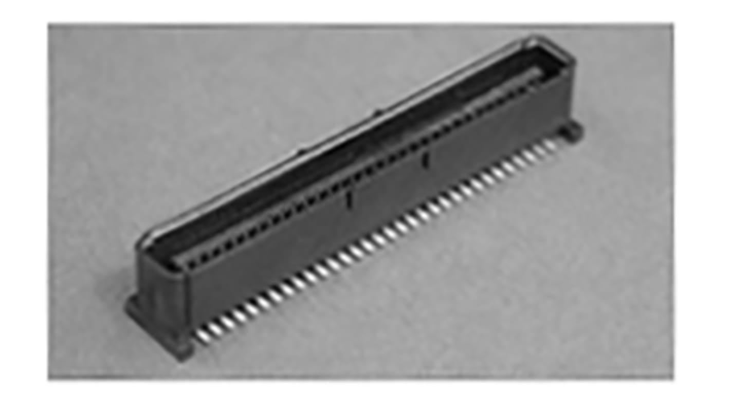 TE Connectivity, Free Height Male Connector Housing, 1mm Pitch, 64 Way, 2 Row