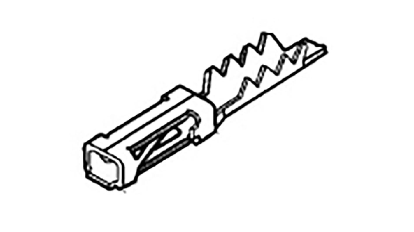 TE Connectivity AMPMODU MOD IV Series Female Crimp Terminal, 32AWG Min, 20AWG Max