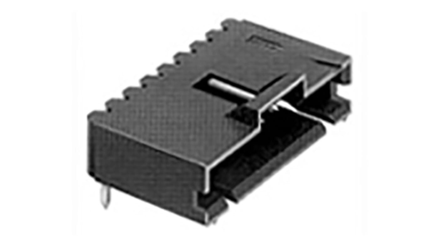 TE Connectivity AMPMODU MTE Series Right Angle Through Hole PCB Header, 4 Contact(s), 2.54mm Pitch, 1 Row(s), Shrouded
