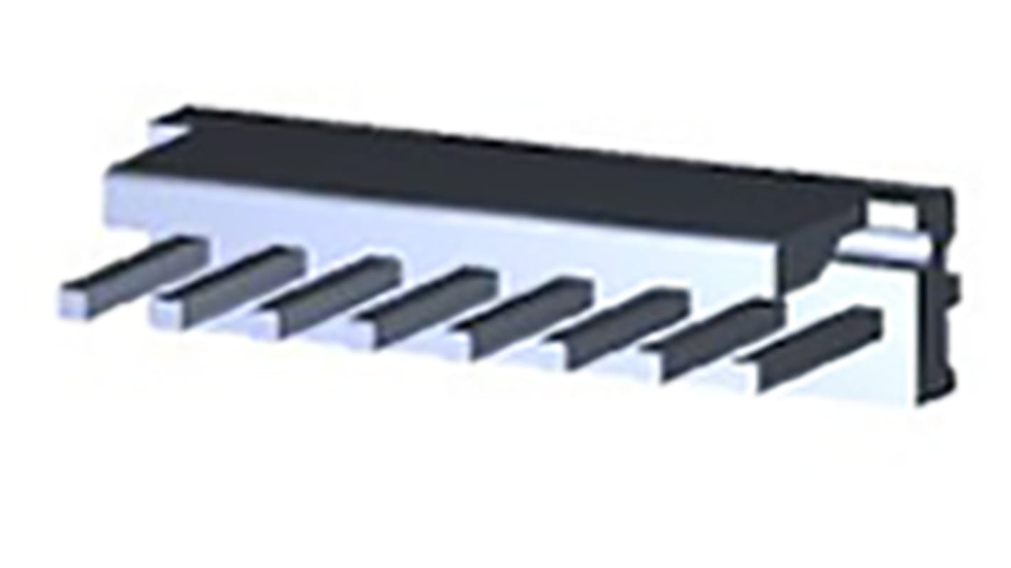 TE Connectivity MTA-156 Series Straight Through Hole Pin Header, 8 Contact(s), 3.96mm Pitch, 1 Row(s), Unshrouded