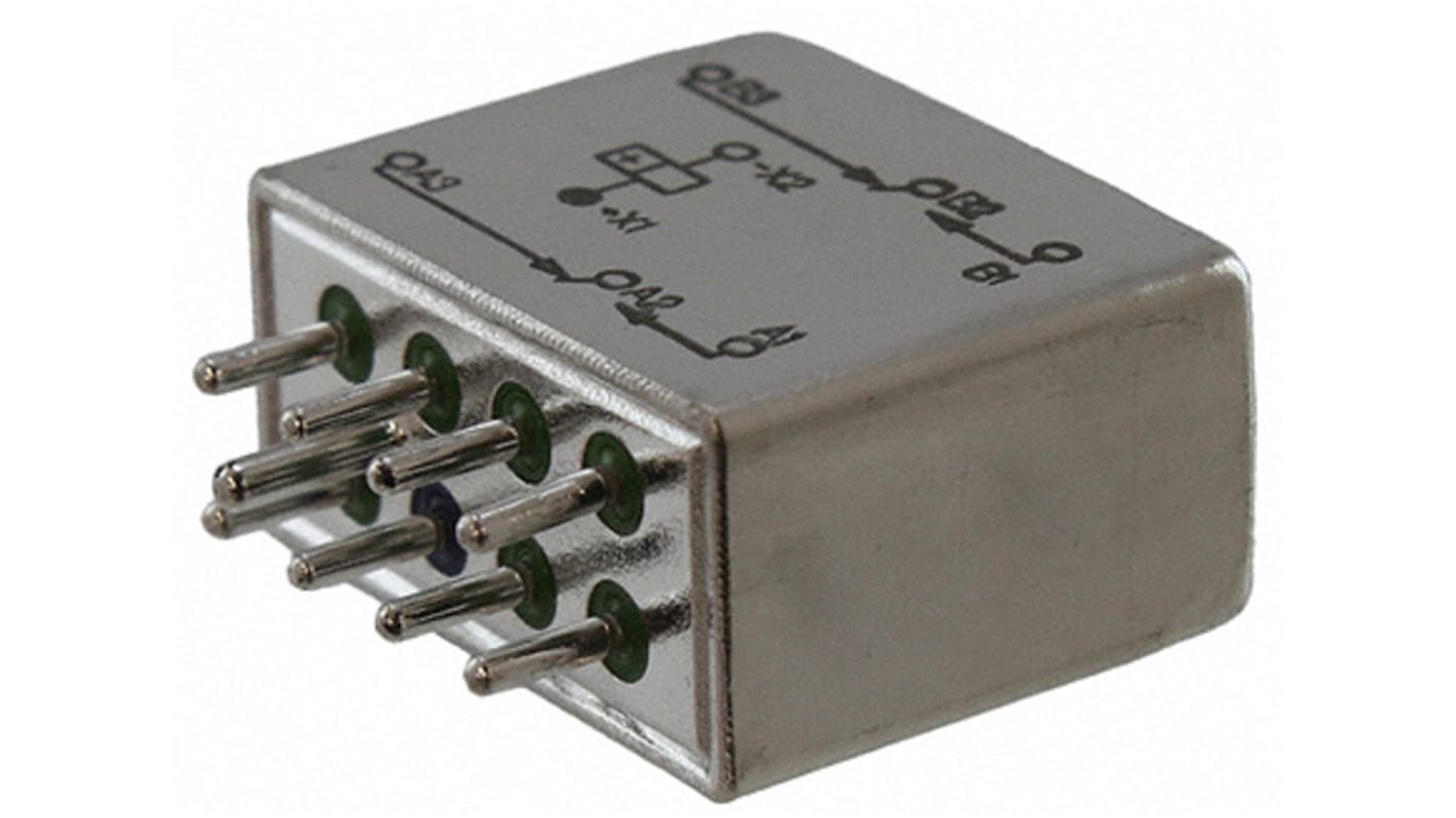 TE Connectivity PCB Mount Non-Latching Relay, 28V dc Coil, 5A Switching Current, DPDT