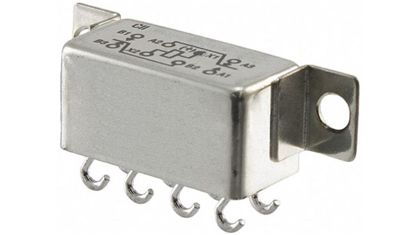 TE Connectivity Panel Mount Non-Latching Relay, 26.5V dc Coil, 2A Switching Current, DPDT