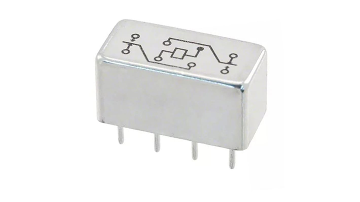 TE Connectivity PCB Mount Non-Latching Relay, 26.5V dc Coil, 2A Switching Current, DPDT