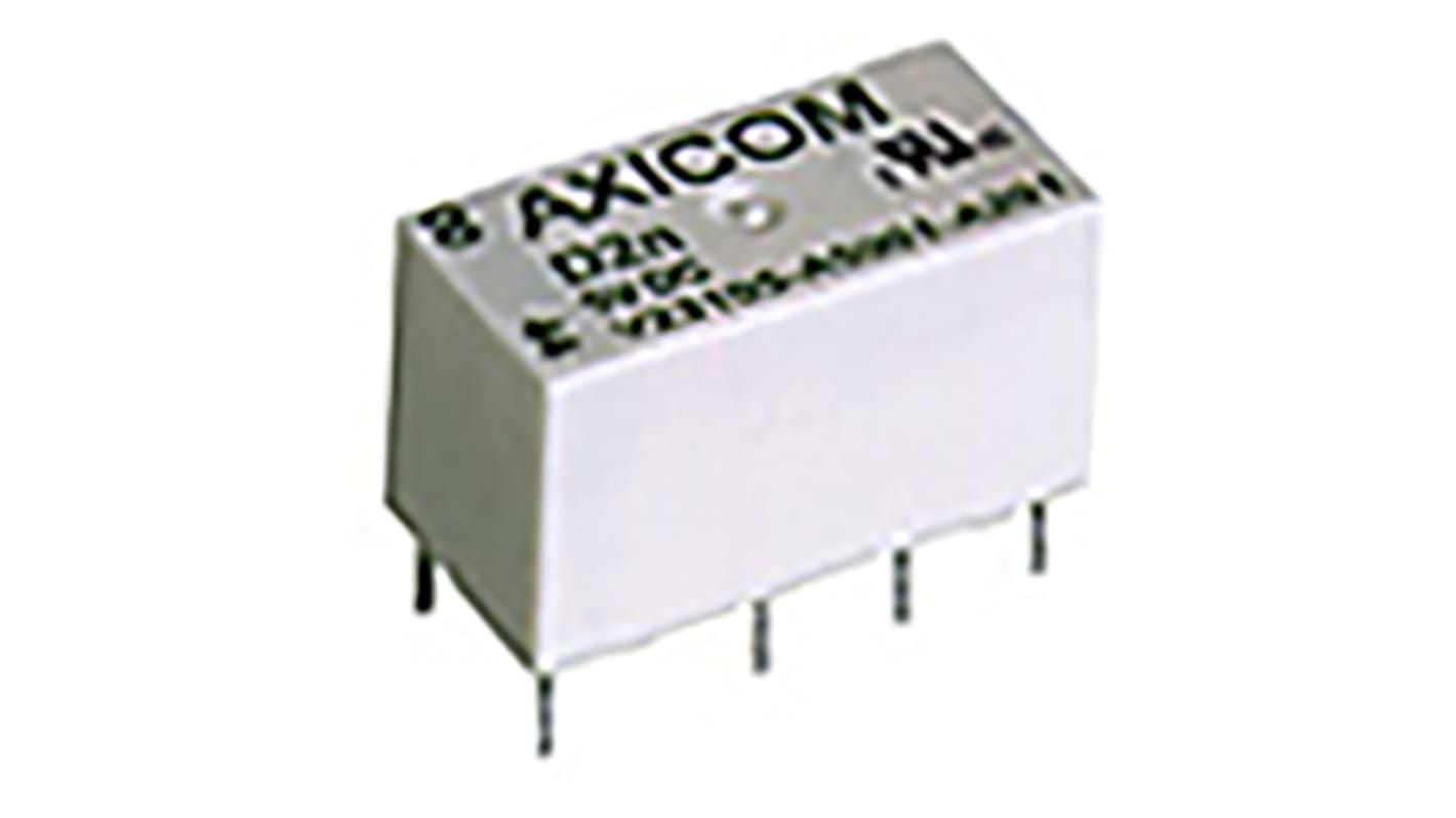 TE Connectivity PCB Mount Non-Latching Relay, 12V dc Coil, 3A Switching Current, DPDT