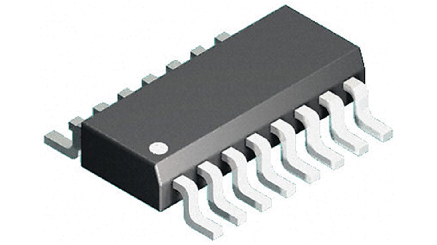 Driver gate MOSFET FAN7384MX, TTL, 500 mA, 20V, SOIC, 14-Pin