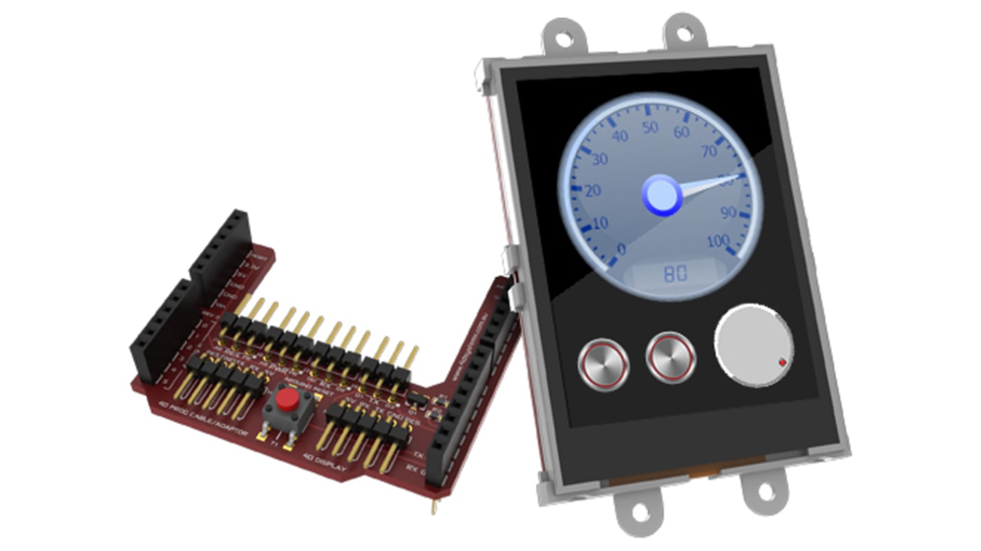 4D Systems, gen4 2.4in Arduino Compatible Display with Resistive Touch Screen