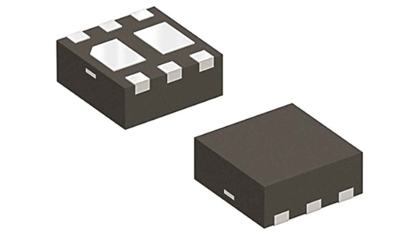 Dual P-Channel MOSFET, 7 A, 20 V, 6-Pin MicroFET 2 x 2 onsemi FDMB2308PZ